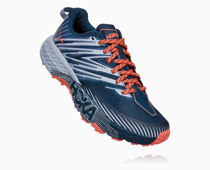 Hoka One One W Speedgoat 4 Wide Trail Running Shoes NZ Y543-087